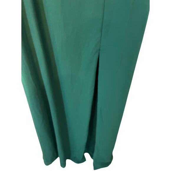 Lulu's Enchanting Endeavor Green Ruffled Off Shoulder Maxi Dress 1X NWT Holiday - Picture 5 of 7